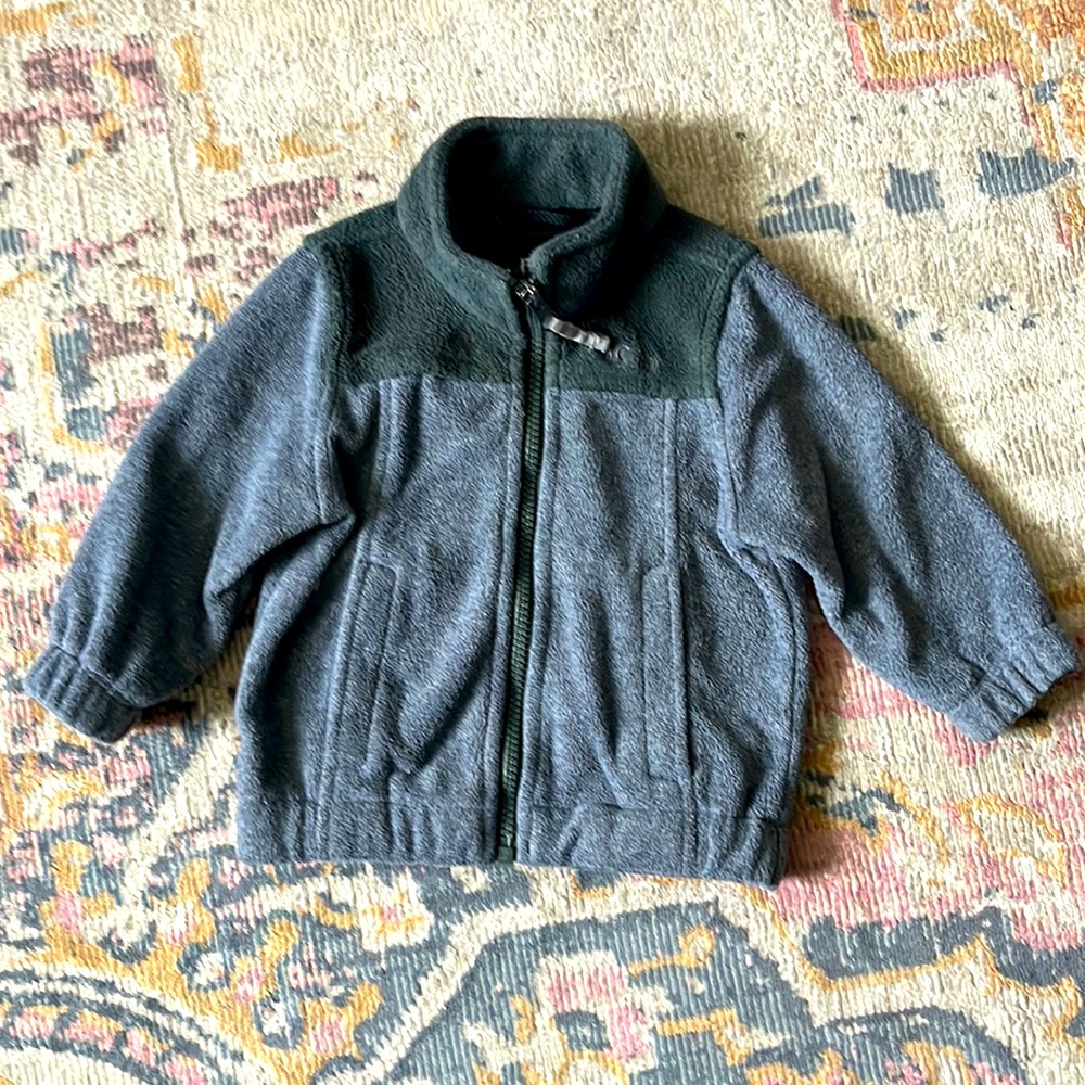 Toddler zipper fleece jacket